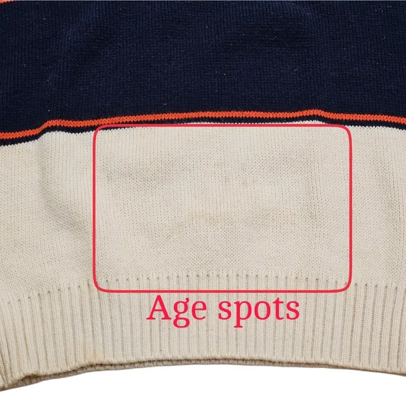 Vtg 80's Chicago Bears Cliff Engle Wool Knit Sweater NFL Large Mike Ditka Payton - Picture 3 of 8